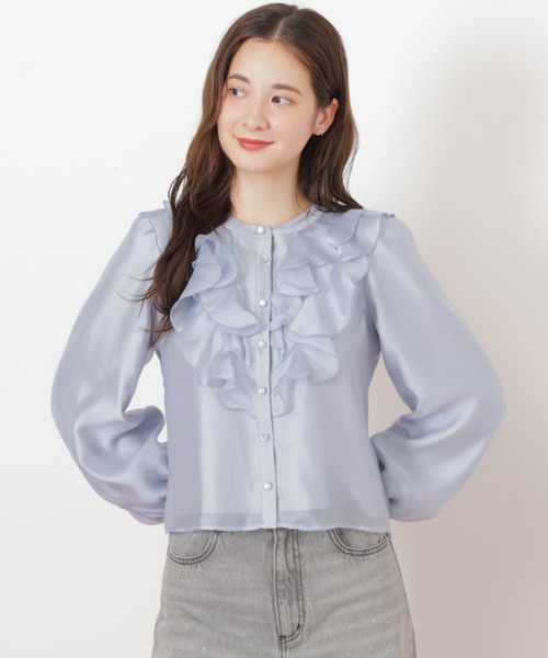JILL♡フリルブラウス プリーツフリルブラウス | JILL by JILL STUART（ジル バイ ジル