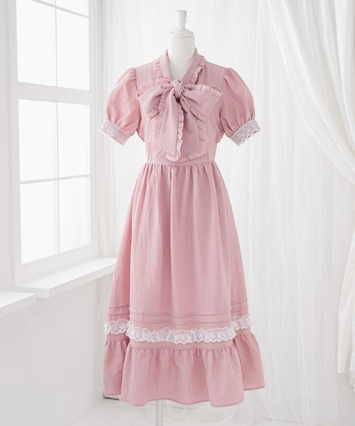 「DearMyLoveRose」 半袖ワンピース MEDIUM ホワイト レディース_画像3