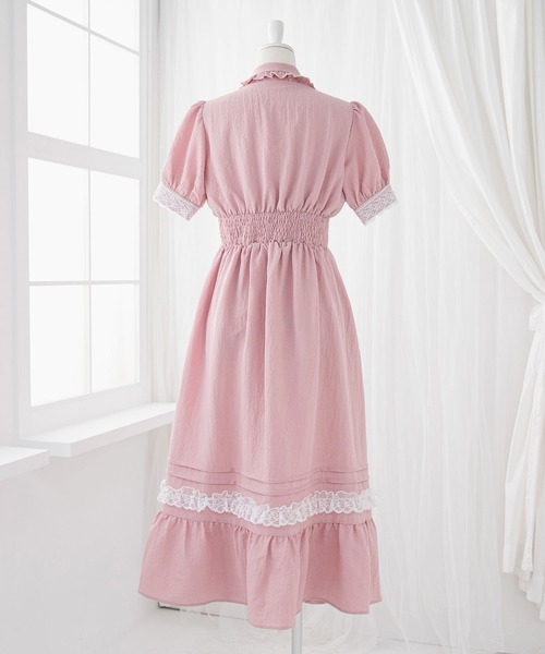 「DearMyLoveRose」 半袖ワンピース MEDIUM ホワイト レディース_画像4