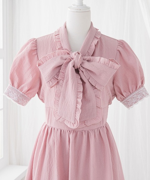 「DearMyLoveRose」 半袖ワンピース MEDIUM ホワイト レディース_画像6