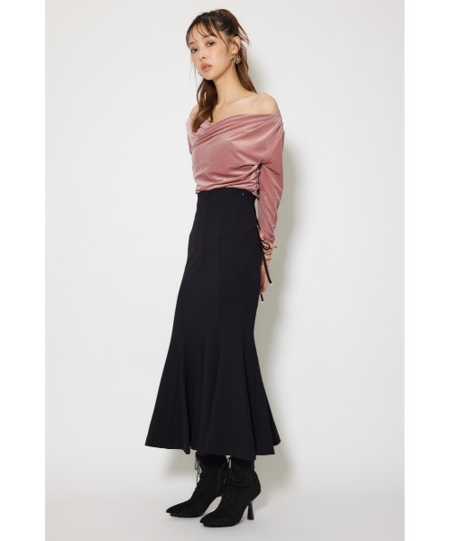 rienda（リエンダ） スカート バックレースアップデザインマーメイド