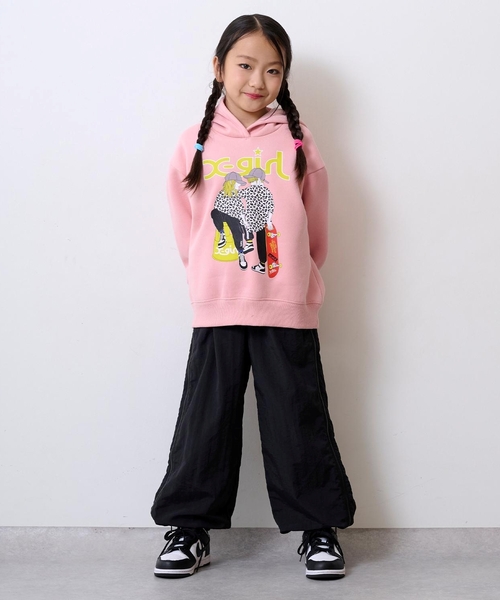 ちくわR*⭐️KIDSパーカー＆カジュアル服 X-girl Stages（エックスガールステージス） パーカー ガール＆ボーイ