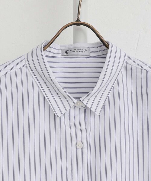 「Afternoon Tea」 半袖シャツ MEDIUM グレー レディース_画像6