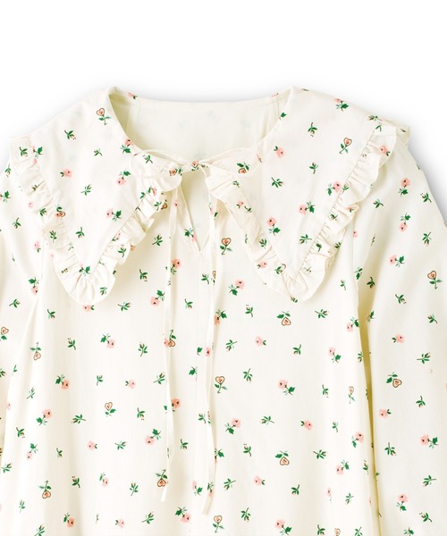 Cath kidston 花柄クリーム色ミニワンピース Cath kidston 花柄クリーム色ミニワンピース 【公式通販】