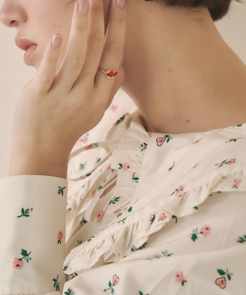 Cath kidston 花柄クリーム色ミニワンピース Cath kidston 花柄クリーム色ミニワンピース 【公式通販】