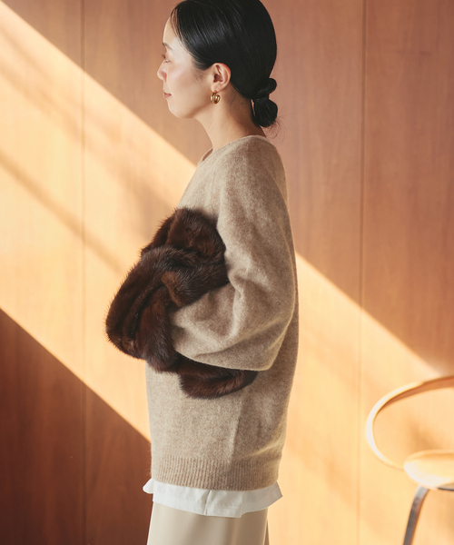 plage（プラージュ） ニット セーター 「追加」Baby Alpaca ラグラン