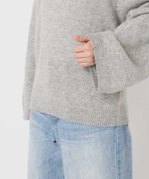 plage Baby Alpaca ラグラン プルオーバ plage｜《追加》Baby Alpaca ラグラン プルオーバー | Rakuten Fashion