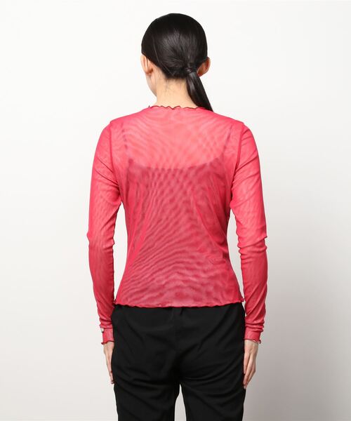 「NON TOKYO」 長袖カットソー FREE ピンク レディース_画像3