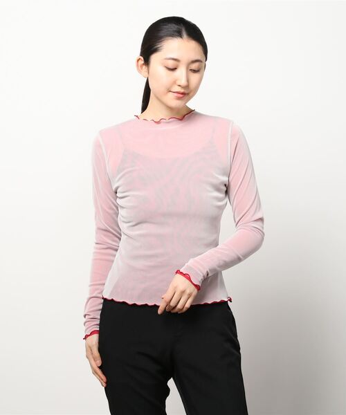 「NON TOKYO」 長袖カットソー FREE ピンク レディース_画像4