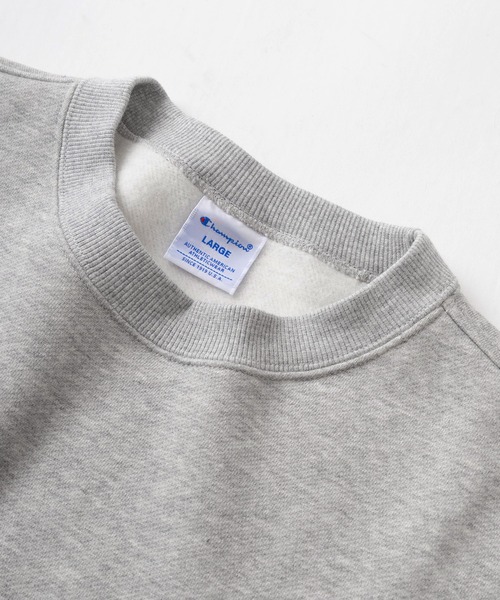 「Champion」 スウェットカットソー M オートミール メンズ_画像3