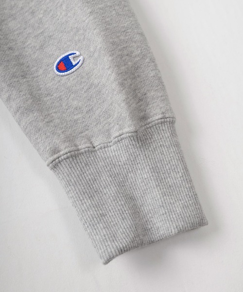 「Champion」 スウェットカットソー M オートミール メンズ_画像6