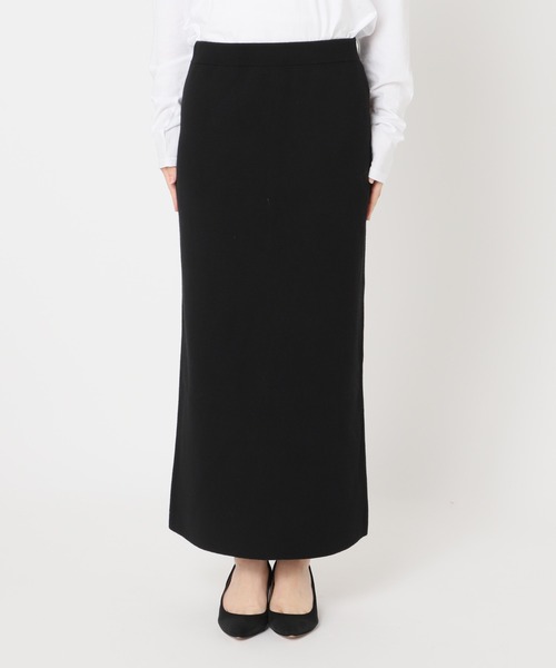 【新品】2025 スピック＆スパン ミラノリブニットスカート Spick＆Span（スピック アンド スパン） スカート 「追加」ミラノ