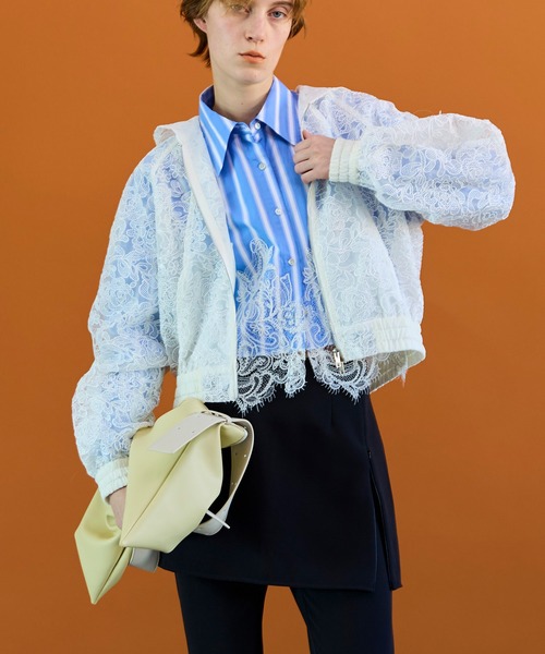 MAISON SPECIAL クロシェレースシャツ MAISON SPECIAL（メゾンスペシャル）の「クロシェレースシャツ【MAISON