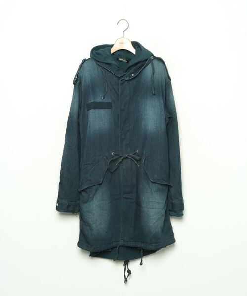 BLACK by VANQUISH（ブラックバイバンキッシュ） モッズコート S