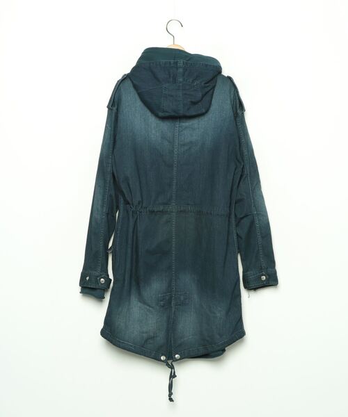 「BLACK by VANQUISH」 モッズコート S ダークインディゴブルー メンズ_画像2