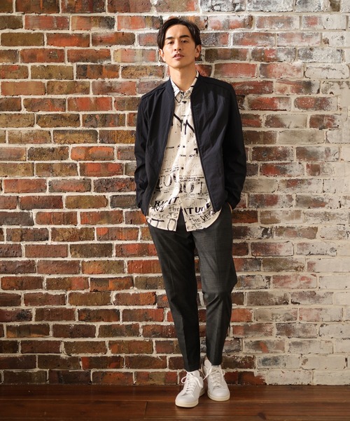 「UNION STATION」 ブルゾン M ライトグレー メンズ_画像3