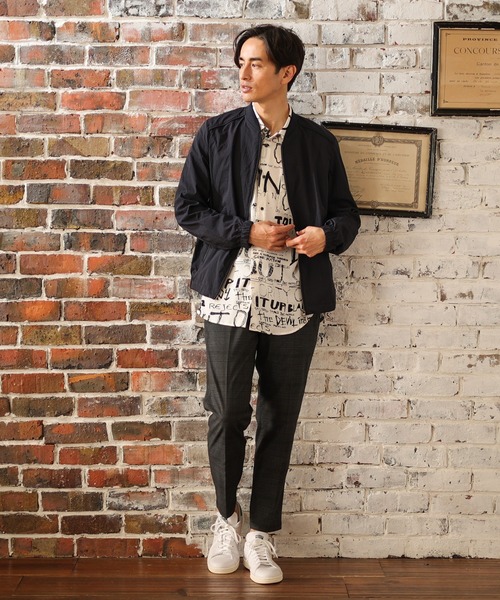 「UNION STATION」 ブルゾン M ライトグレー メンズ_画像4