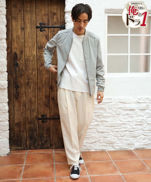 「UNION STATION」 ブルゾン M ライトグレー メンズ_画像8