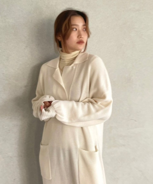 ETRE TOKYO（エトレトウキョウ） ニットワンピース FREE オフホワイト