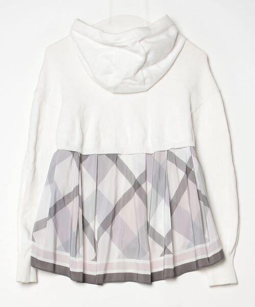 「BLUE LABEL CRESTBRIDGE」 長袖ニット 38 ホワイト レディース_画像2