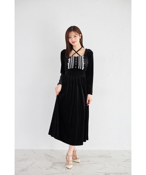 tocco closet（トッコ クローゼット） ワンピース ネックリボン付き