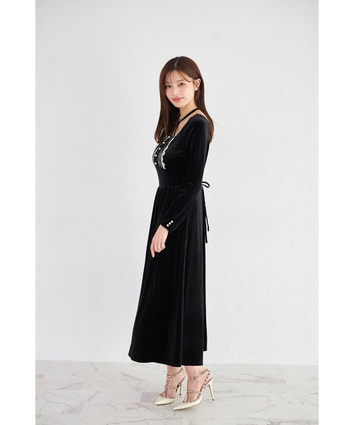 tocco closet（トッコ クローゼット） ワンピース ネックリボン付き