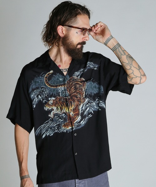 Schott N.Y.C（ショット） シャツ Schott/ショット/TIGER RAYON SHIRT