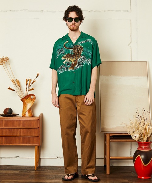 Schott N.Y.C（ショット） アロハシャツ シャツ Schott/ショット/TIGER