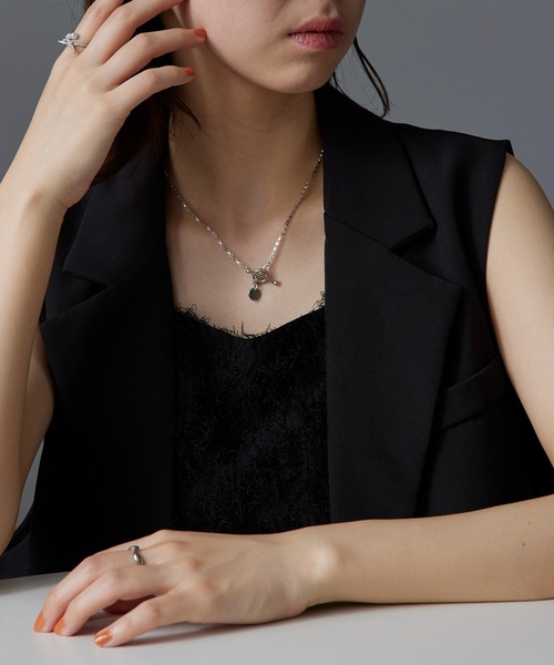 「PHILIPPE AUDIBERT」 ネックレス FREE シルバー レディース_画像4