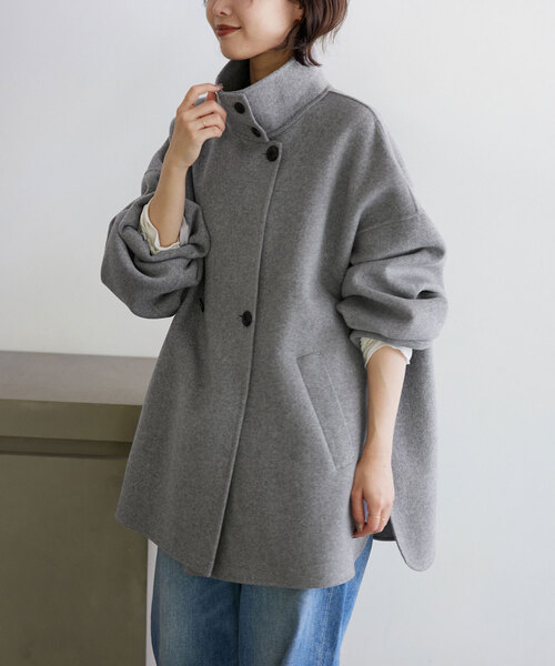 SLOBE IENA（スローブイエナ） コート FREE グレー レディース