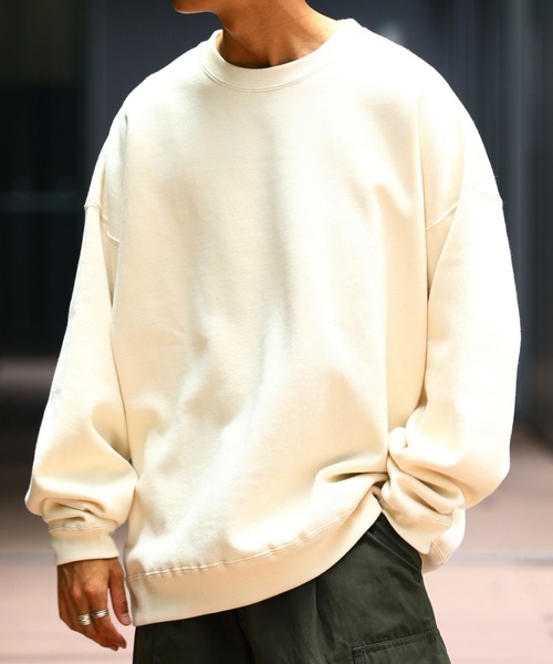 「FREAK'S STORE」 スウェットカットソー X-LARGE グリーン メンズ_画像3