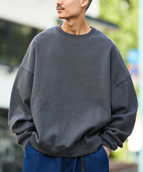 「FREAK'S STORE」 スウェットカットソー X-LARGE グリーン メンズ_画像7
