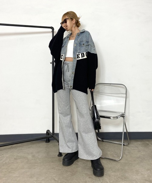 「non-hedge」 デニムジャケット FREE ベージュ レディース_画像2