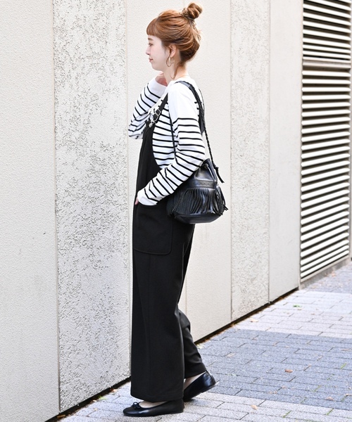 「B.C STOCK」 オーバーオール FREE アイボリー レディース_画像3