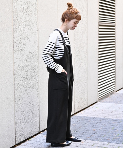 「B.C STOCK」 オーバーオール FREE アイボリー レディース_画像5