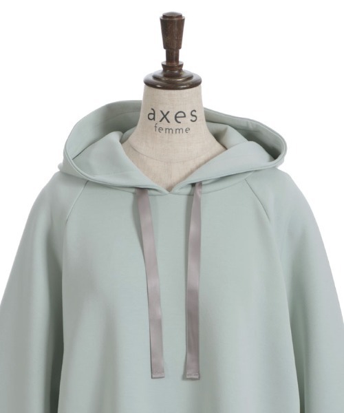 axes femme（アクシーズ ファム） tシャツ 花粉ガードポンチョ風プル