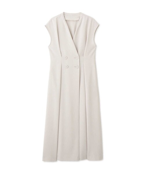 「NATURAL BEAUTY BASIC」 ノースリーブワンピース MEDIUM ブルー レディース_画像2