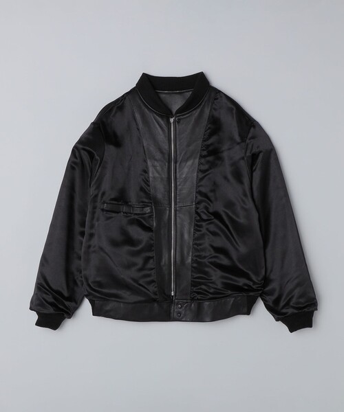 ブルゾン アウター TOWNCRAFT: LEATHER DERBY JACKET メンズの画像