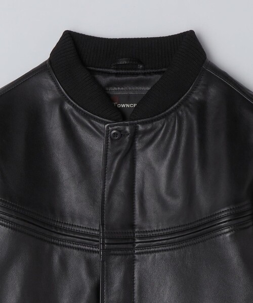 ブルゾン アウター TOWNCRAFT: LEATHER DERBY JACKET メンズの画像