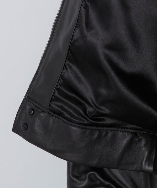 ブルゾン アウター TOWNCRAFT: LEATHER DERBY JACKET メンズの画像