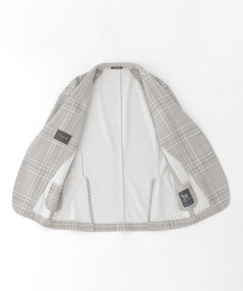 ジャケット テーラードジャケット 「FLEX JERSEY」「LANIFICIO ROMA/ラニフィーチョ ローマ」チェックジャケット メンズの画像