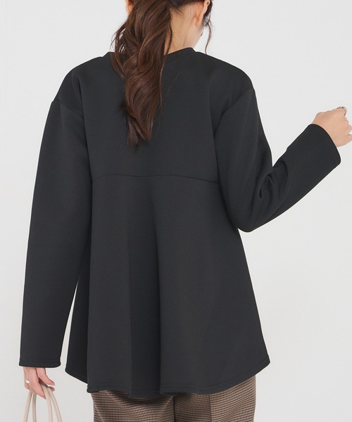 「INCEDE」 長袖カットソー L ブラック レディース_画像5