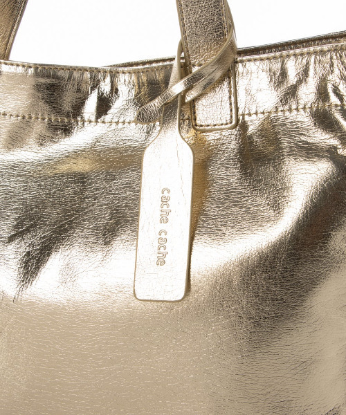 「cache cache」 トートバッグ FREE ゴールド レディース_画像9