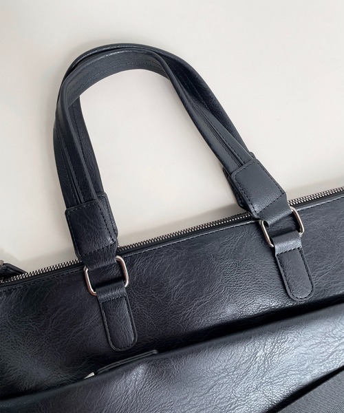 美品　COACH 2way リュック ビジネスバッグ レザー グレー　ブラック CALIFORNIA OUTFITTERS ビジネスリュック ビジネスバッグ 2C62-NK 2WAY