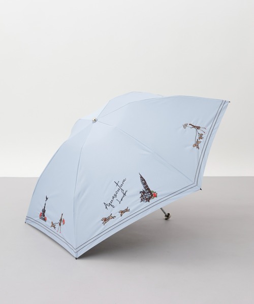 Aquascutum（アクアスキュータム） 折りたたみ傘 「 LONDONガールと