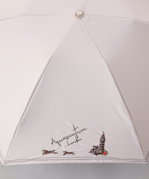 Aquascutum（アクアスキュータム） 折りたたみ傘 「 LONDONガールと