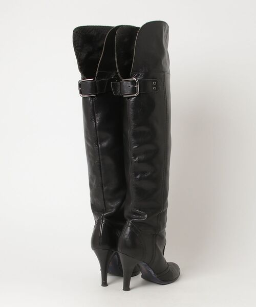 「DIANA」 ロングブーツ 23.5cm ブラック レディース_画像2