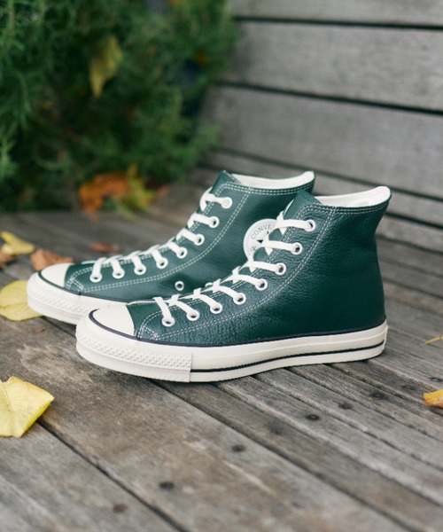 「CONVERSE」 ハイカットスニーカー 9h グリーン メンズの画像