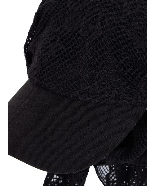MESH DAMASK EMBROIDERY CAP ブラック Ameri（アメリ） キャップ 帽子 MESH DAMASK EMBROIDERY CAP