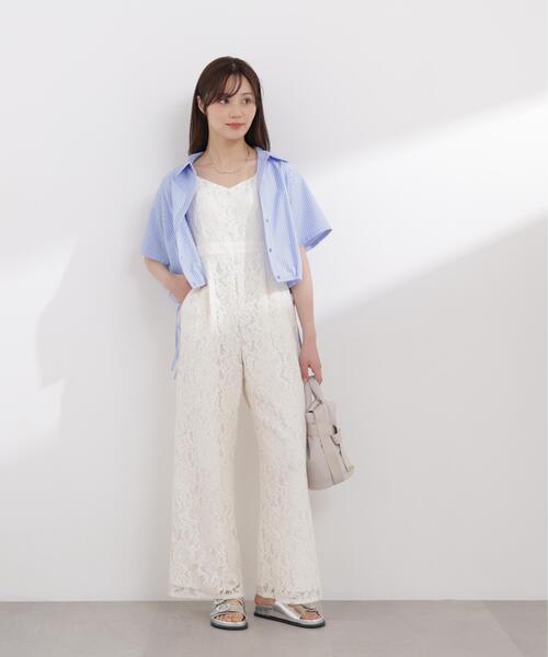 【美品】　DRESSTERIOR レースオールインワン PROPORTION BODY DRESSING（プロポーションボディドレッシング